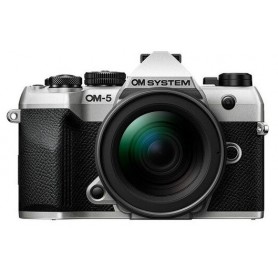 دوربین Olympus Om System OM-5 II به همراه لنز ۱۲-۴۵ میلی‌متر نقره‌ای (کد کالا V210071SW000)