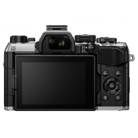 أوليمبوس أوم سيستم OM-5 II + عدسة 14-150 مم فضي (رمز المنتج V210072SW000)