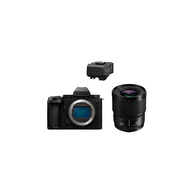 Panasonic S5 II z obiektywem Lumix S 50mm f/1.8 + DMW-XLR1 (SKU BUN1-DC-S5M2CE-XLR1)