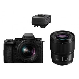 Panasonic S5 II X su 20-60mm ir 50mm + DMW-XLR1 (SKU BUN1-DC-S5M2XWE-XLR1)
