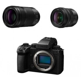 دوربین Panasonic S5 II X با لنز ۲۰-۶۰ میلی‌متر + ۷۰-۳۰۰ میلی‌متر f4.5-5.6 ماکرو OIS با مانت L (کد کالا: BUN-DC-S5M2XKE)