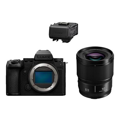 Panasonic S5 II X com objetiva 50mm + DMW-XLR1 (SKU BUN1-DC-S5M2XCE-XLR1)