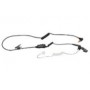 Motorola PMLN7158A Earphone Surveillance dengan Mikrofon Terpadu dan PTT (Hitam)