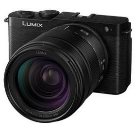 पैनासोनिक S9 + 28-200mm/ F4-7.1 जेट ब्लैक (SKU DC-S9HE-K)