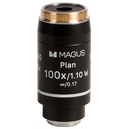เลนส์วัตถุ Magus 100PL60 W Plan 100х/1.10 ∞/0.17 H60mm (85069)