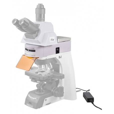 Magus Epi-FL05 LED Epi-Fluorescence Attachment, fluorescence filter cubes B/G/UV/R (85158)
