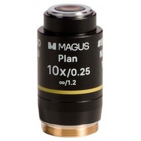 Magus 10PL60V Plan 10х/0.25 ∞/1.2 H60mm objektiivi (85120)