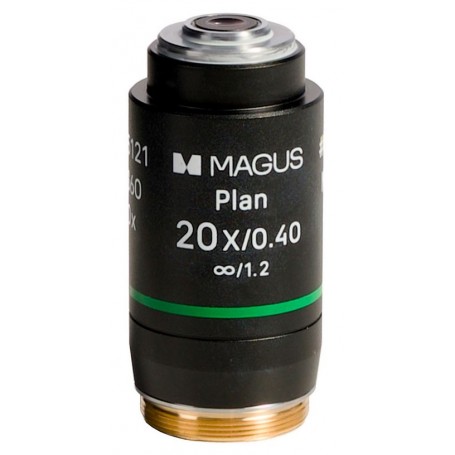 Magus 20PL60V Plan 20х/0,40 ∞/1,2 H60mm smásjárhlíf (85121)