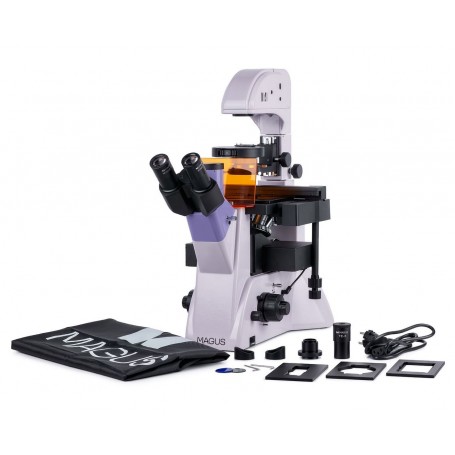 ไมโครสโคปดิจิทัลแบบกลับหัวเรืองแสง Magus Lum VD500L (83022)