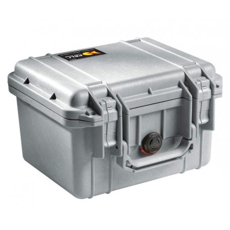 Custodia Protettiva Peli 1300 Argento (Senza Schiuma) (013000-0010-180E)
