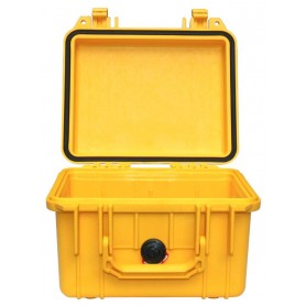 กล่องกันกระแทก Peli 1300 สีเหลือง (ไม่มีโฟม) (013000-0010-240E)