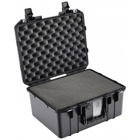 Peli 1507 AIR futrālis melns (ar putām) (015070-0001-110E)