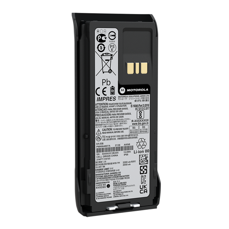 मोटोरोला PMNN4807A IMPRES ली-आयन 2200 mAh IP68 बैटरी