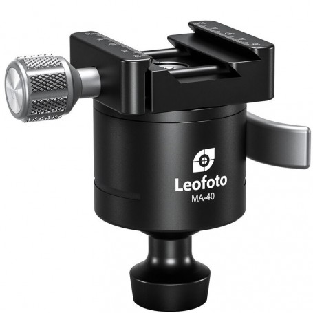 Leofoto MA-40 עם מתאם Arca-Swiss ו-Weaver-/Picatinny-Rail (79427)
