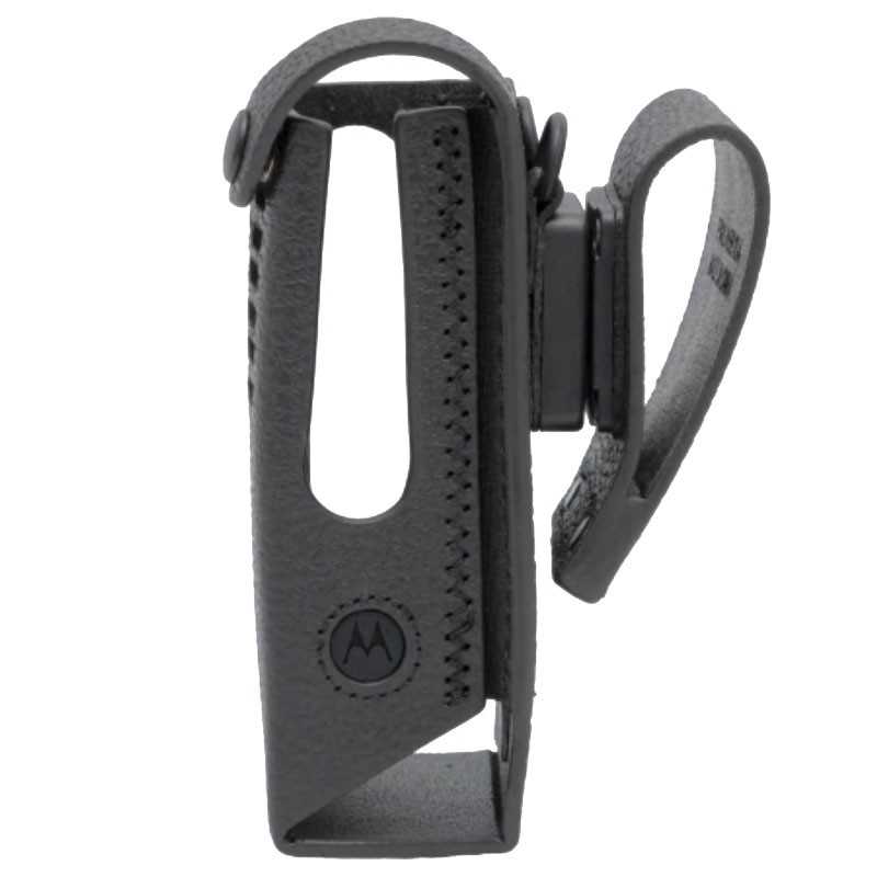 Motorola PMLN8302A Lærveske med 3-tommers dreibar beltestropp