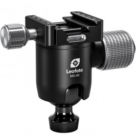 Leofoto MG-40 ar Arca-Swiss un Weaver-/Picatinny sliedes adapteri (79443)