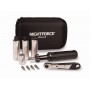 Nightforce 瞄准镜安装工具套装 A432（2-10 英磅扭力起子、手柄，以及 25、68 和 100 英磅扭力工具）