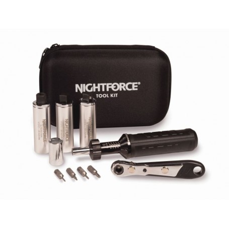 Nightforce Scope Mounting Tool Kit A432 (2-10 in. lb. driver, handle and 25, 68 and 100 in. lb. torque tools)