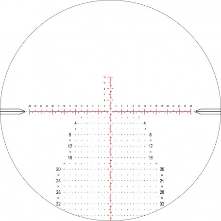 منظار بندقية نايتفورس NX8 2,5-20x50 F1 ZS MOA-XT .250MOA (C651)