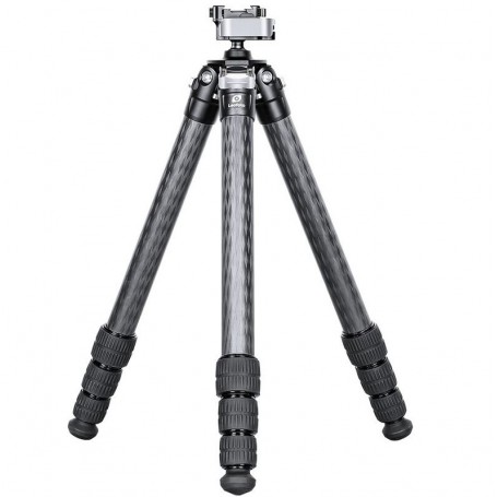 लीओफोटो SA-404C कार्बन ट्राइपॉड और MA-30L राइफल माउंट (79472)