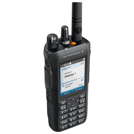 Motorola mototrbo r7 uhf 400-527 MHz Volltastatur-Digitalfunkgerät bt wifi gnss premium pra502heg (MDH06RDN9XA2AN)