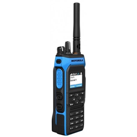 Motorola mototrbo r7ex atex iic uhf1 400-470 MHz Clavier complet wifi/bt/gnss pza502heex (MDH57QCN9RA3AN)