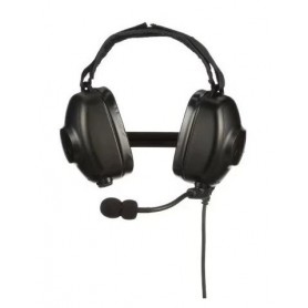 Motorola 音频配件-耳机，头戴式重型耳机/VOX，带固定器的2针插头兼容（PMLN6854AR）