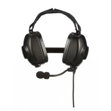 Motorola 音频配件-耳机，头戴式重型耳机/VOX，带固定器的2针插头兼容（PMLN6854AR）