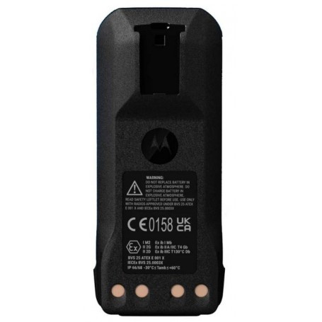 Motorola باتری لیتیوم یون ۲۱۰۰ میلی‌آمپر ساعت ATEX لیتیوم یون IP68 مدل 2150T برای سری R7Ex (PMNN4848A)