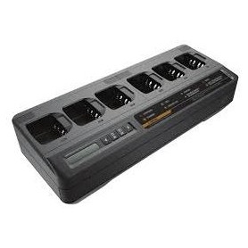 เครื่องชาร์จแบบหลายเครื่องสำหรับตั้งโต๊ะ Motorola IMPRES 2 - หน้าจอแสดงผล 1 จอ, อะแดปเตอร์ไฟภายนอก, 100-240 VAC (PMPN4286A)