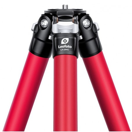 レオフォト カーボン三脚 LA-284C アテナ レッド + ボールヘッド LH-30（70212）
