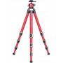 Tripod karbon Leofoto LA-324C + Ballhead LH-40 Athena Merah (76095)
