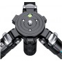 Trépied en carbone Leofoto LVM-324C Manba avec dispositif de mise à niveau + tête vidéo inclinable BV-15 (76078)