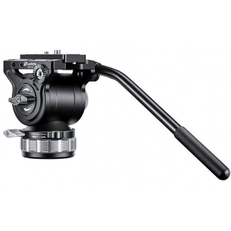 Trípode de carbono Leofoto LVM-324C Manba con dispositivo de nivelación + cabezal de video basculante BV-15 (76078)