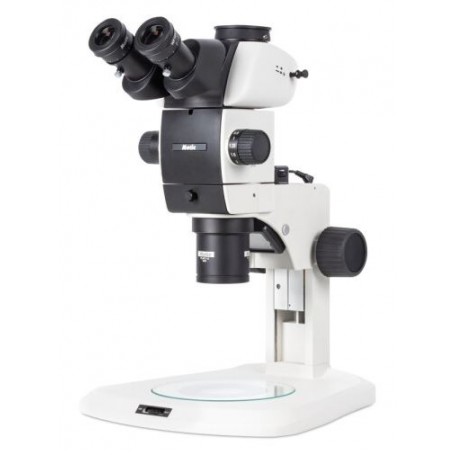 Motic SM7TR-TLED APO1X 스테레오 줌 현미경, 트리노, 8-56X, 작동 거리 81mm, 7:1 (86438)