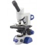 Optika mikroskops B-62, mono, 40-400x, LED, baterija, krusta galds (62395)