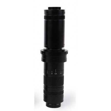 拓普泰克（ToupTek）显微镜变焦物镜套装 TZM0880D，变焦范围0.8-8倍，1倍C接口，含偏振环形光源（87458）