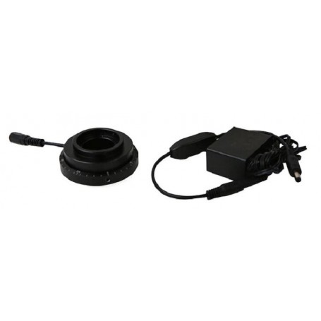 ToupTek Mikroskop zoom objektif seti TZM0880D, zoom 0.8-8x, 1x c-mount, polarizasyon halka ışığı dahil (87458)