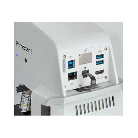 자이스 현미경 PrimoStar 3, Fix-K, Bi, Cam, SF20, 4 포지션, ABBE 0.9, 40x-400x (69803, 415501-0071-000)