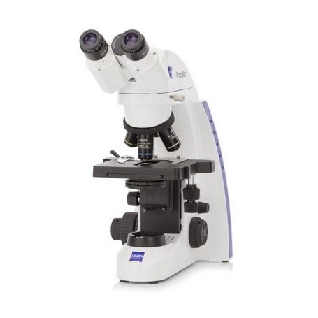 Микроскоп ZEISS PrimoStar 3, фиксированная конфигурация, бинокулярный, SF20, 4 позиции, объектив 100x с маслом, конденсор ABBE 0