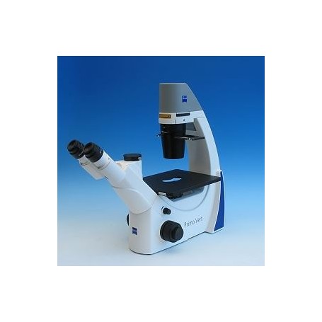 میکروسکوپ معکوس ZEISS مدل Primovert trino، بزرگنمایی ۴۰ برابر، ۱۰۰ برابر Ph1، کندانسور ۰.۳ (۶۱۷۹۵، ۴۹۱۲۰۶-۰۰۰۲-۰۰۰)