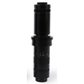 เลนส์วัตถุซูมแบบโมโนคูลาร์สำหรับกล้องจุลทรรศน์ ToupTek พร้อมอะแดปเตอร์ c-mount 1x 0.8X-8.0X (87455)