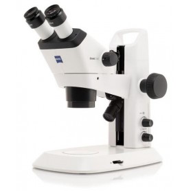 Microscope stéréoscopique à zoom ZEISS Stemi 355, C Edu, trino, w.d. 110 mm, 10x/23, 5,5:1, 7,2x-40x, AL/DL, Spot C LED (88100, 