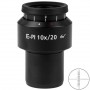蔡司目镜 E-PL 10x/20 Br. 可调焦，带十字线测微尺 10:100（78637，444232-9910-000）