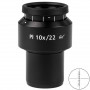 เลนส์ตา ZEISS PL 10x/22 Br. foc., ไมโครมิเตอร์ครอสแฮร์ 10:100 (78631, 444036-9050-000)