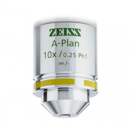 ZEISS Objective A-Plan 10x/0.25 Ph1 wd 4.3mm (78909, 421041-9910-000)