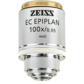 ZEISS EC epiplan mikroskop objektifi, akro 100X/0.8, kuru, w.d 1.0mm (57054, 422090-9902-000)