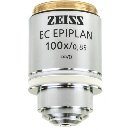 Objectif de microscope ZEISS EC epiplan, achro 100X/0,8, sec, d.w 1.0mm (57054, 422090-9902-000)