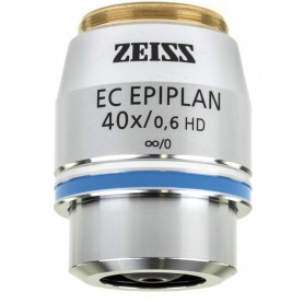 ZEISSi objektiiv EC epiplan, akromaatiline 40x/0,6, kuiv, HD M27 (75632, 422060-9961-000)