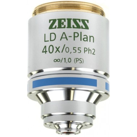 ZEISS Objective LD A-Plan 40x/0.55 Ph2 wd 2.3mm (78933, 421261-9918-000)